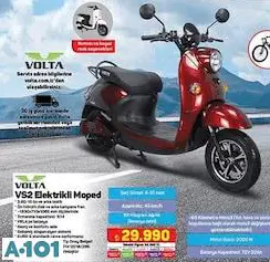 VOLTA VS2 ELEKTRİKLİ MOPED VOLTA VS2 ELEKTRİKLİ MOPED